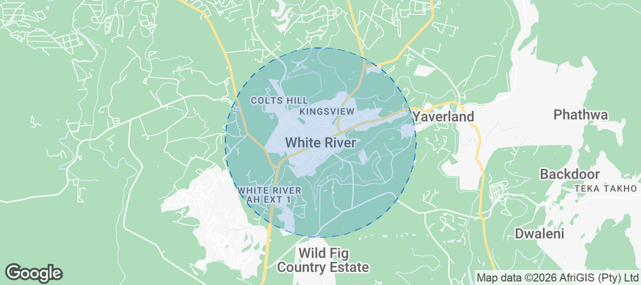 White River Airbnb map